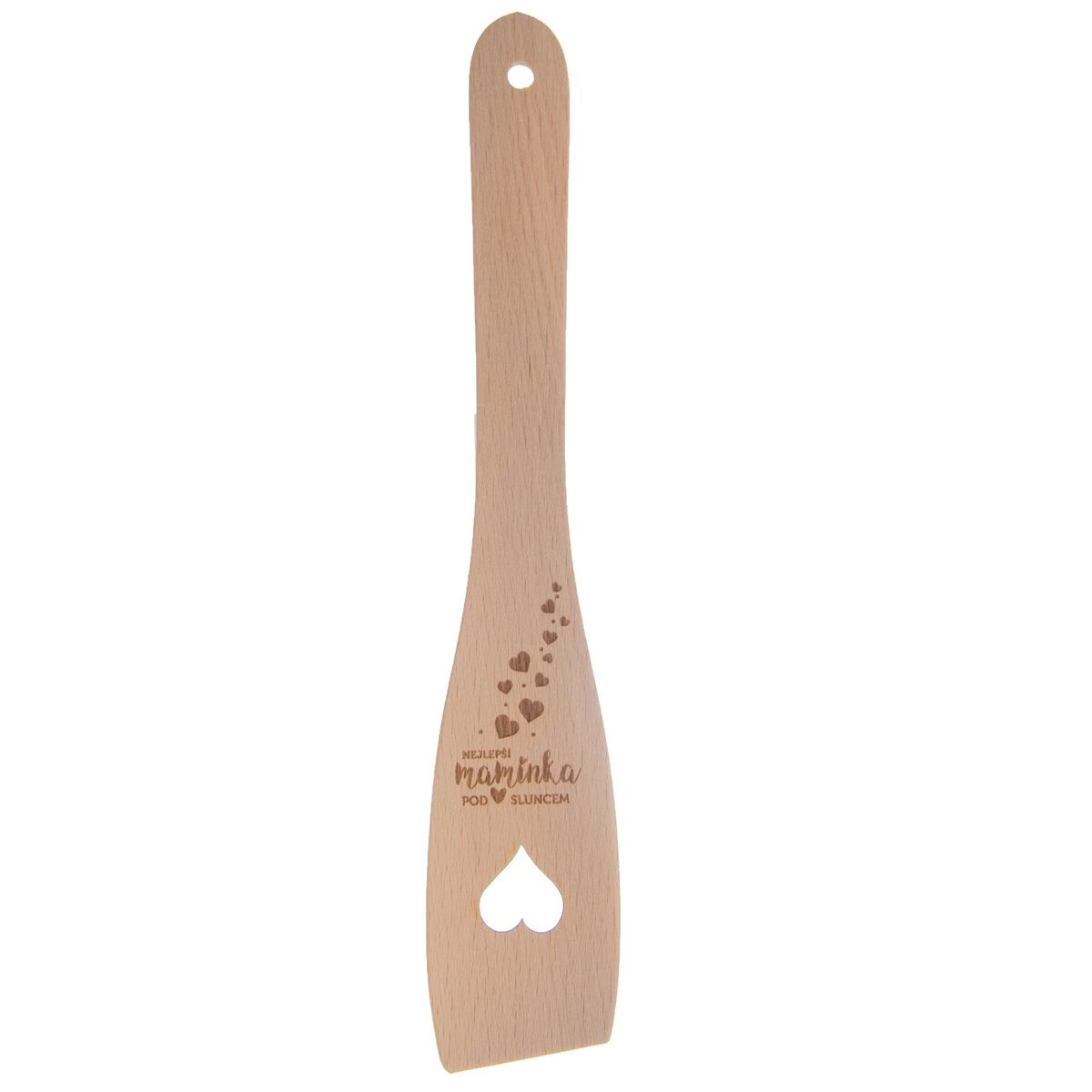 Levně Obracečka dřevo rovná 30 cm NEJLEPŠÍ MAMINKA