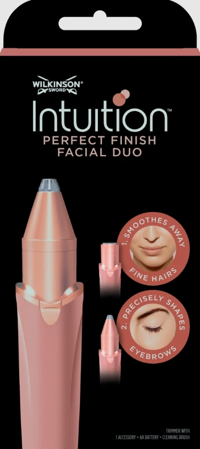 Levně Wilkinson Facial Perfect Finish 2v1 zastrihávač na tvár a obočie