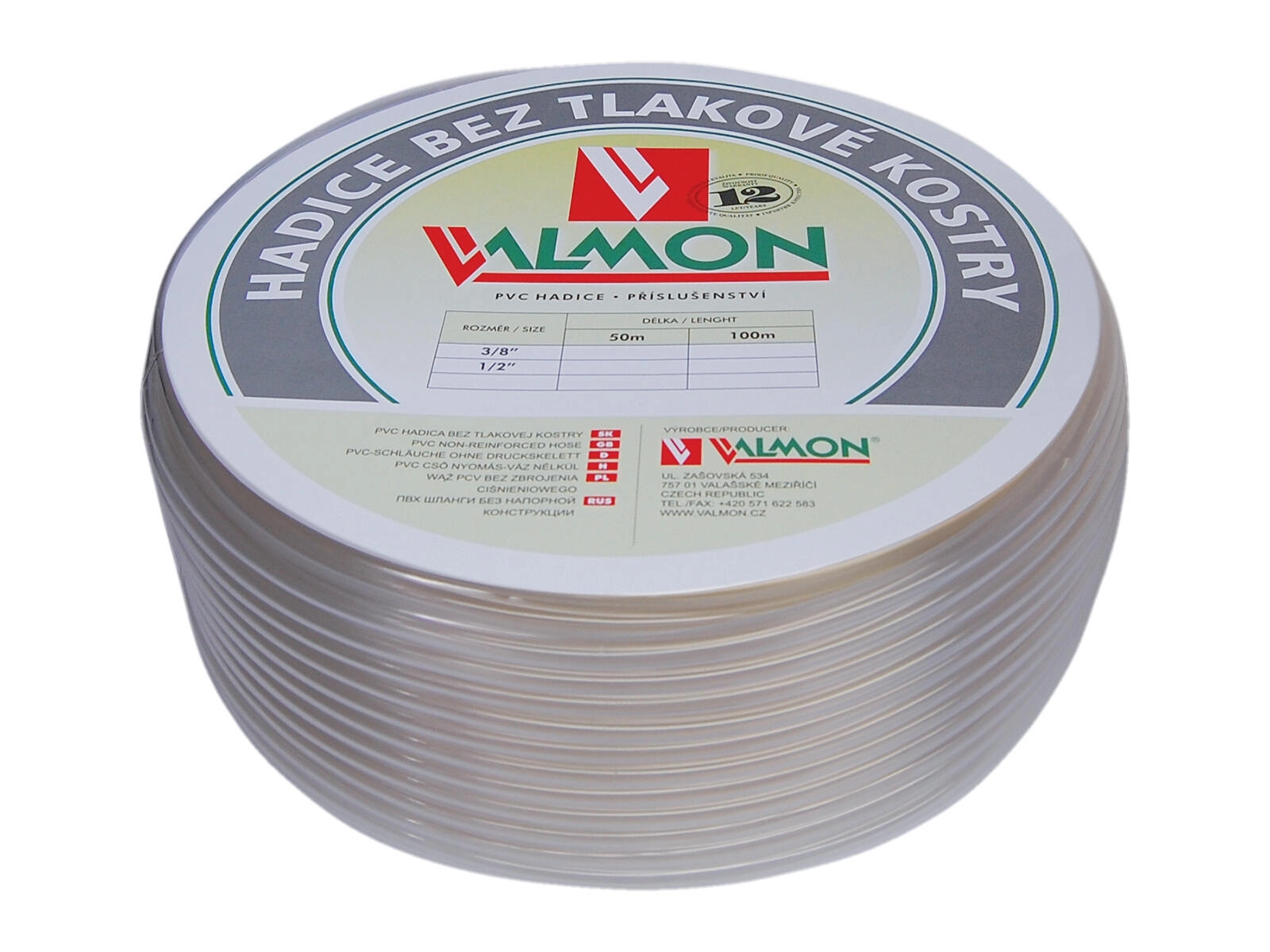 Levně VALMON vnitřní pr.12.7mm 2002 50m TRA 000000120021350