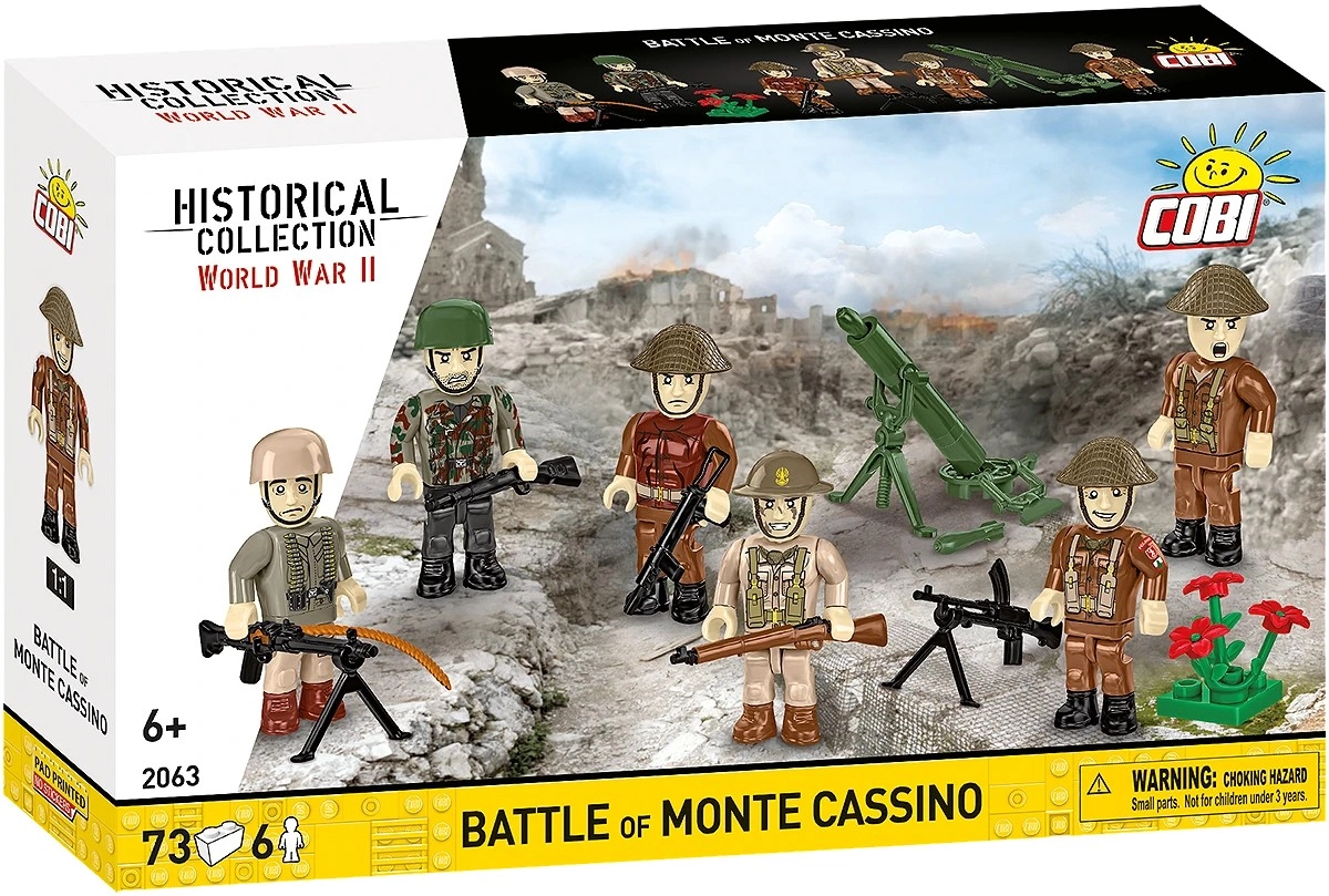 Levně Cobi 2063 Bitva u Monte Cassina 1944, 73 k, 6 f