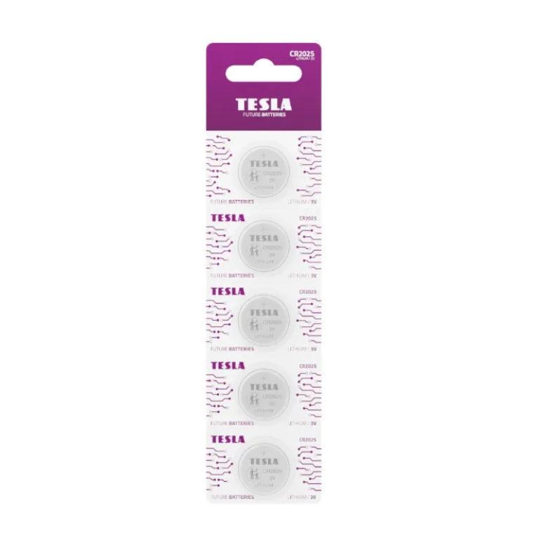 Levně TESLA CR2025 5ks 19250520