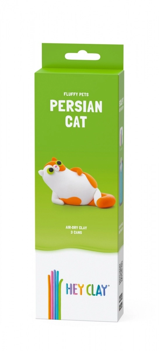 Levně TM Toys Hey Clay Chlupatá zvířátka Perská kočka
