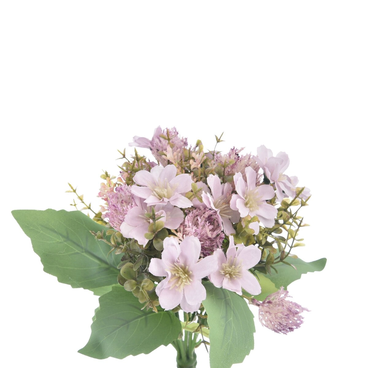 Levně Umělá větvička eukalyptu fialová 33 cm
