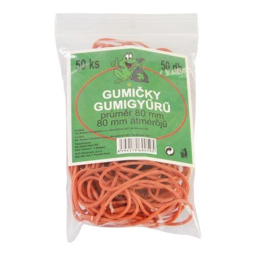 Levně Gumičky průměr 80 mm 50 ks/sáček