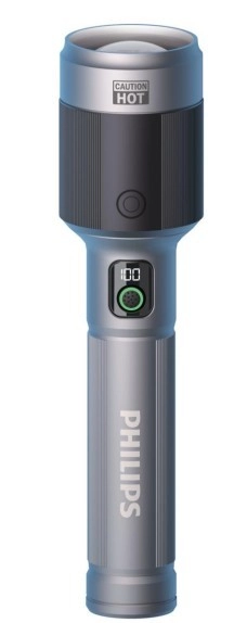 Akumulátorová svítilna usb‑c 2200 lm 9000 mah philips