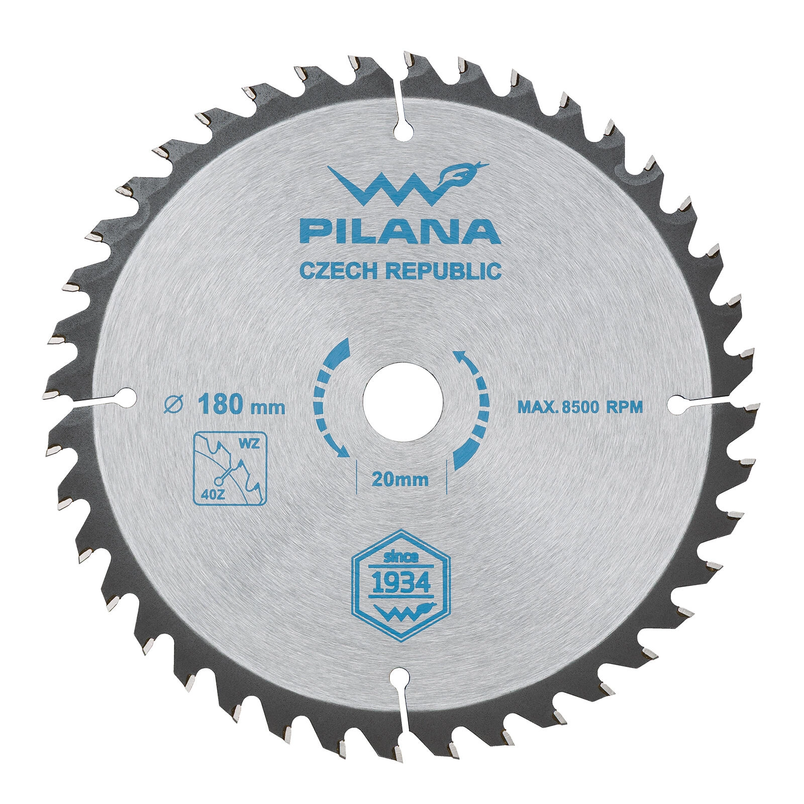 Levně Pilový kotouč PILANA 180 mm, 40 zubů, WZ, SK