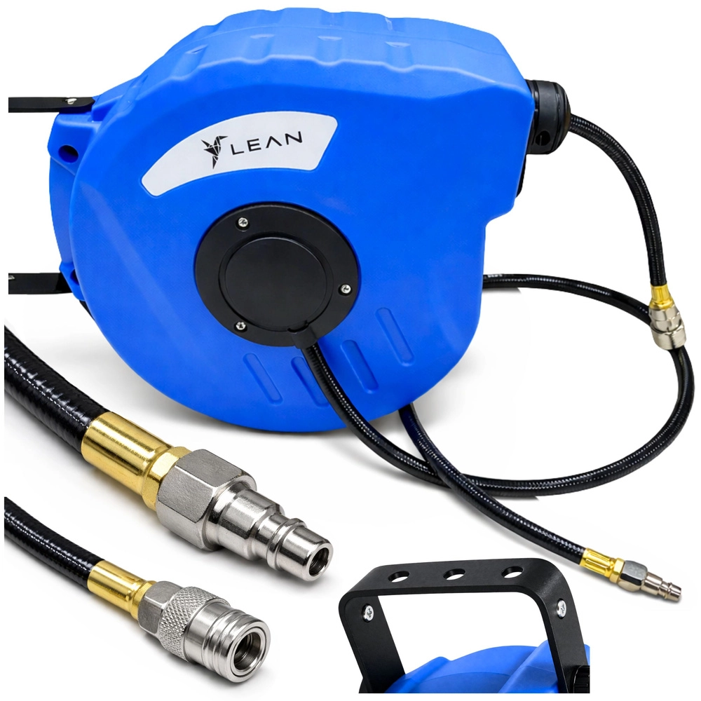 Levně Automatický naviják na pneumatickou hadici 10 m, 8×12 mm, 24 bar