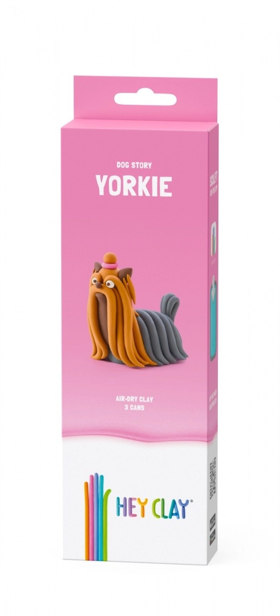 Levně TM Toys Hey Clay Pes Jorkšírský teriér