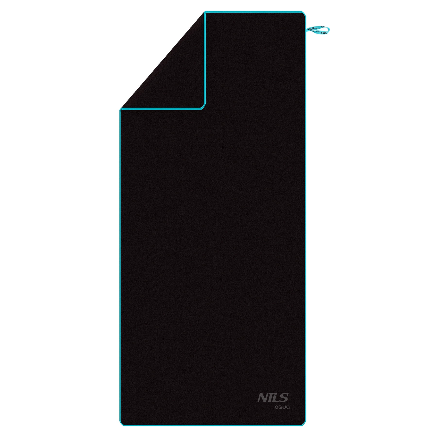 Levně Nils ručník Aqua NAR13 z mikrovlákna 200 x 90 cm černo modrá