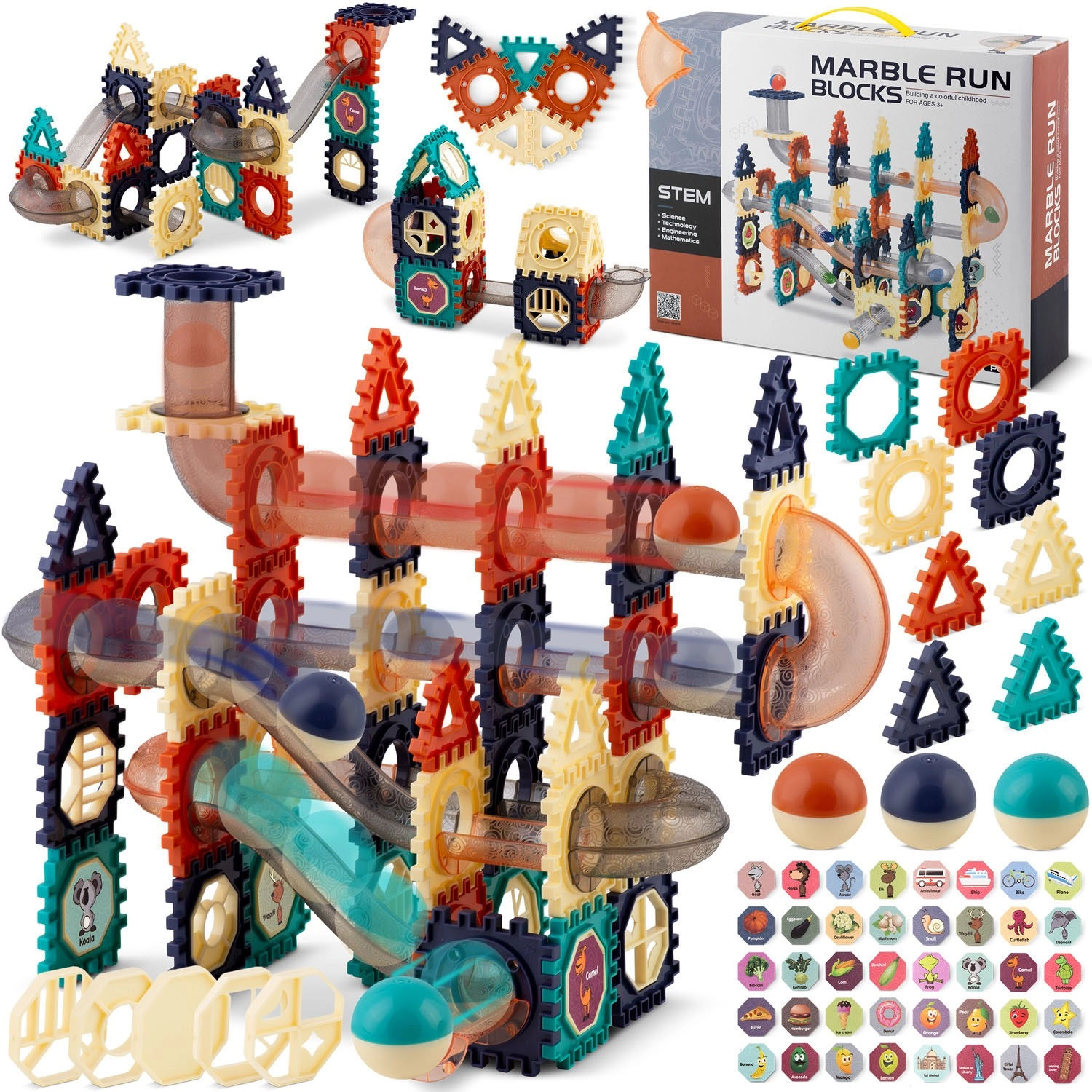 Levně Ricokids Magnetické kostky se skluzavkou