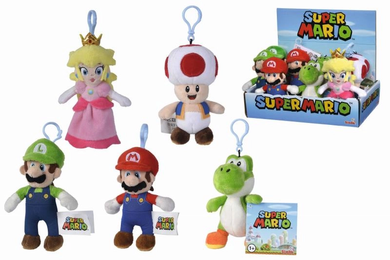 Levně Simba Plyšová Super Mario 5 druhů DP12