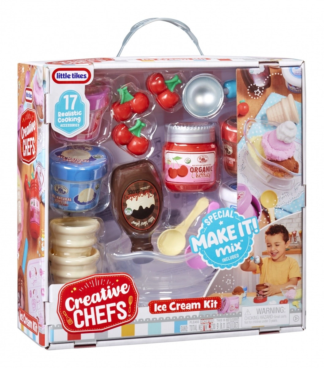 Levně Zmrzlinový set LITTLE TIKES Creative Chefs s 17 doplňky