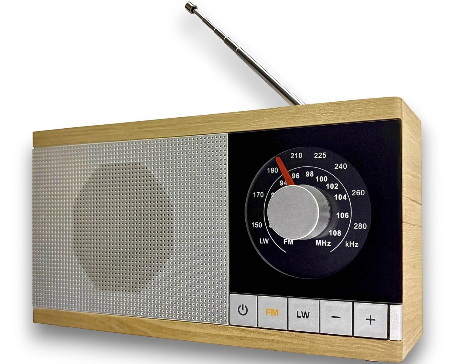 Levně Retro rádio Krystyna v dřevěném provedení