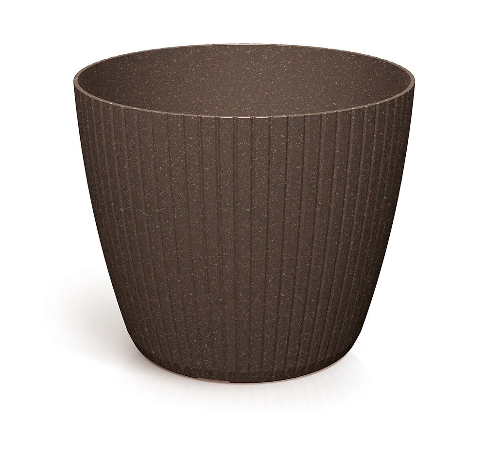 Levně Prosperplast Květináč LAMIE ECOWOOD naturální, 38,5 cm