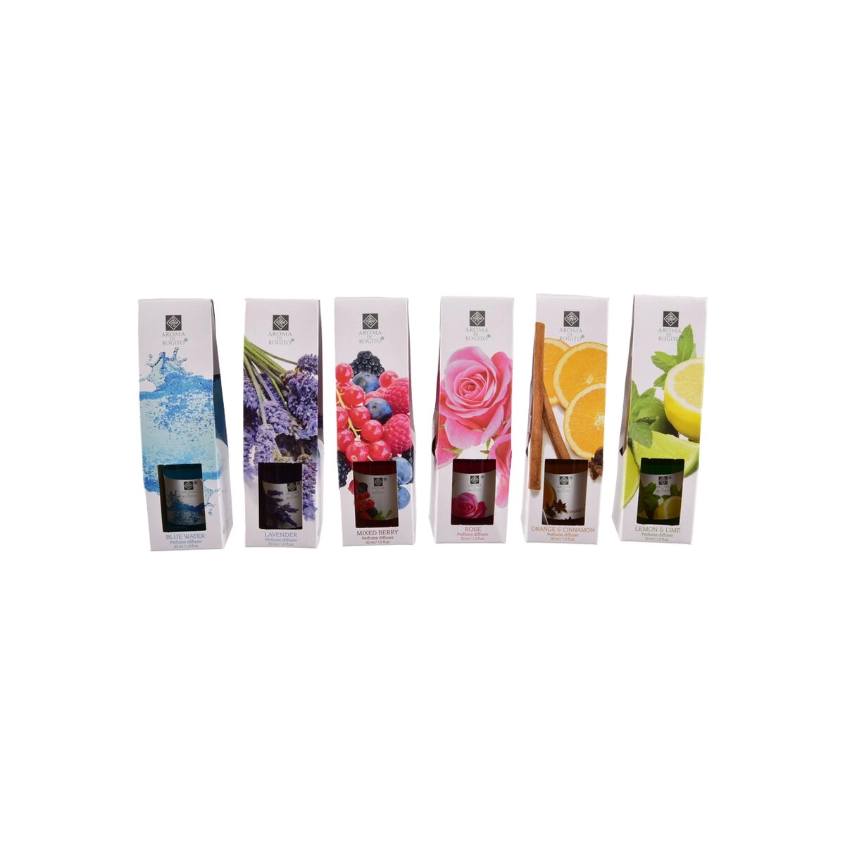Levně Aroma difuzér do interiéru 30 ml – mix 6 variant