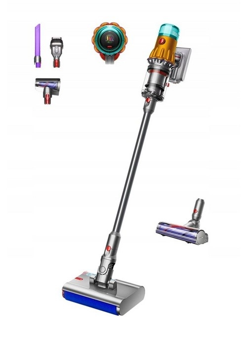 Levně Dyson V12s Detect Slim Submarine bezdrátový tyčový vysavač žlutý/nikl
