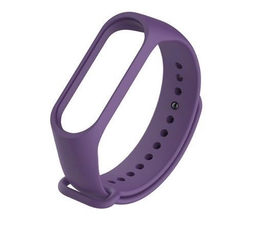Levně Silikonový řemínek pro XIAOMI Mi Band 5/6 – fialový