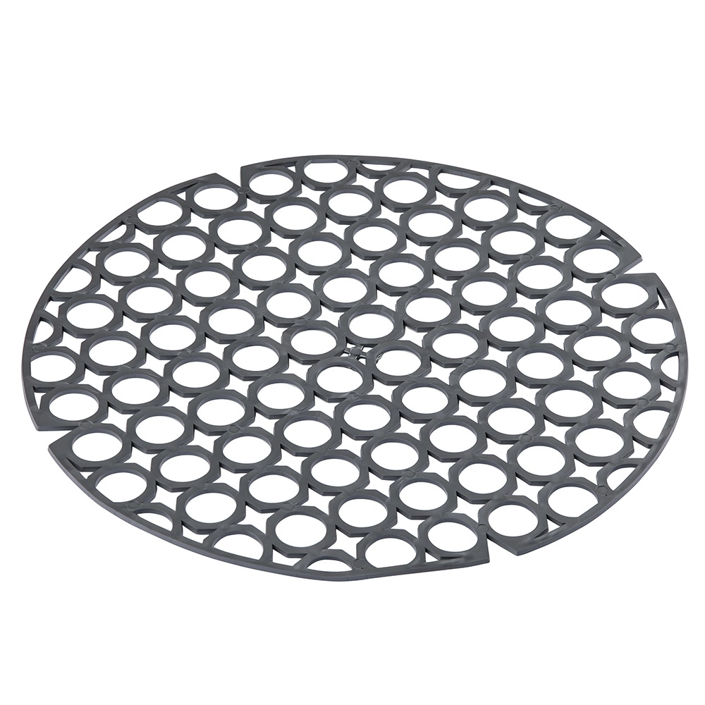 Levně Elastická kulatá mřížka do dřezu 27,5 cm, stříbrná