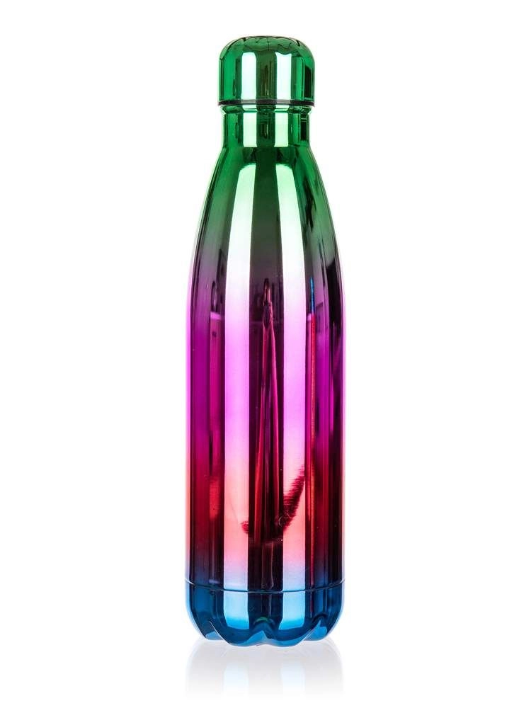 Levně Termo láhev z nerezu 500 ml duhová FLAMENCO