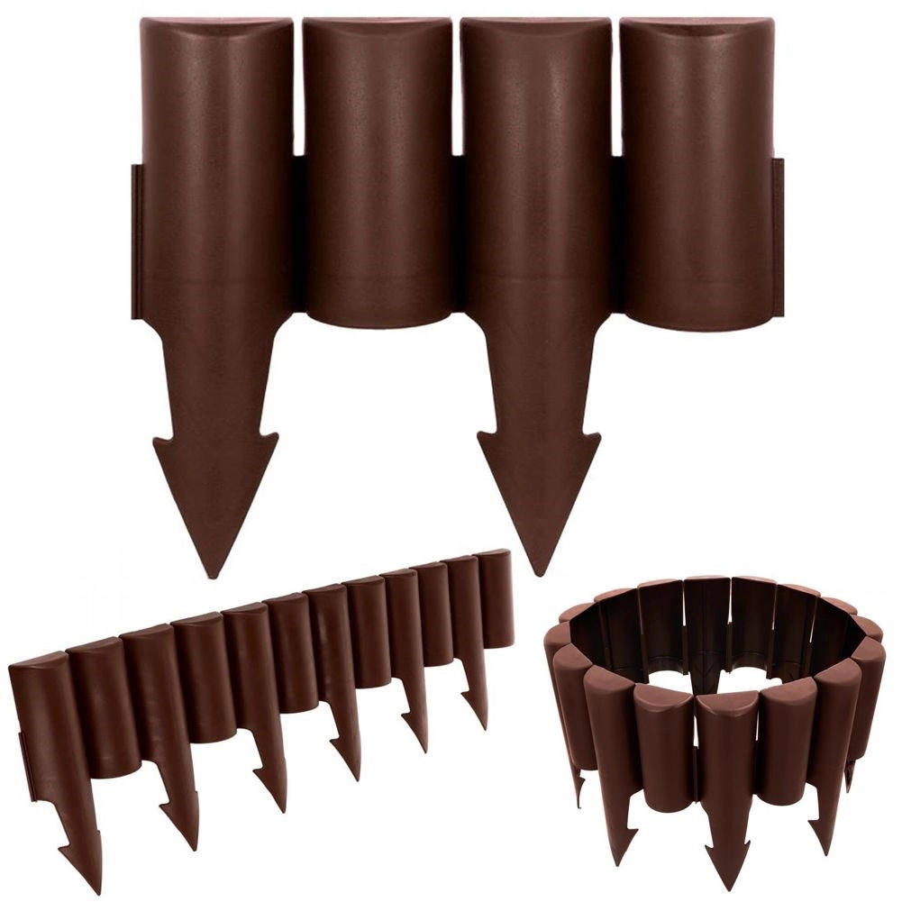 Levně Zahradní palisáda hnědá 25 cm
