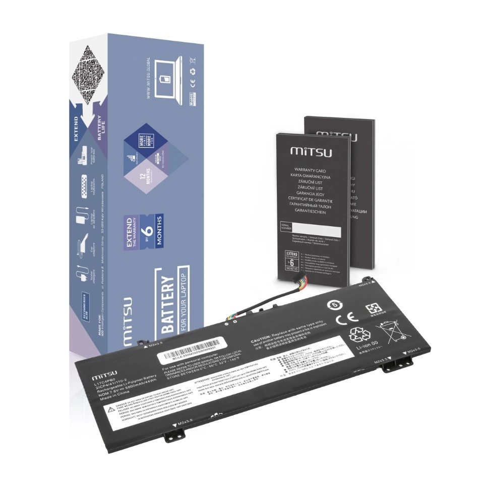 Levně Baterie MITSU pro Lenovo Yoga L17C4PB0 a L17M4PB0