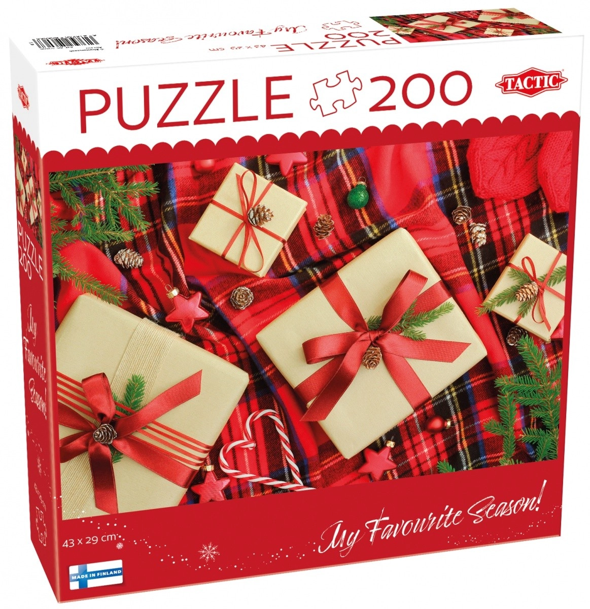Puzzle 200 dílků Vánoční dárky