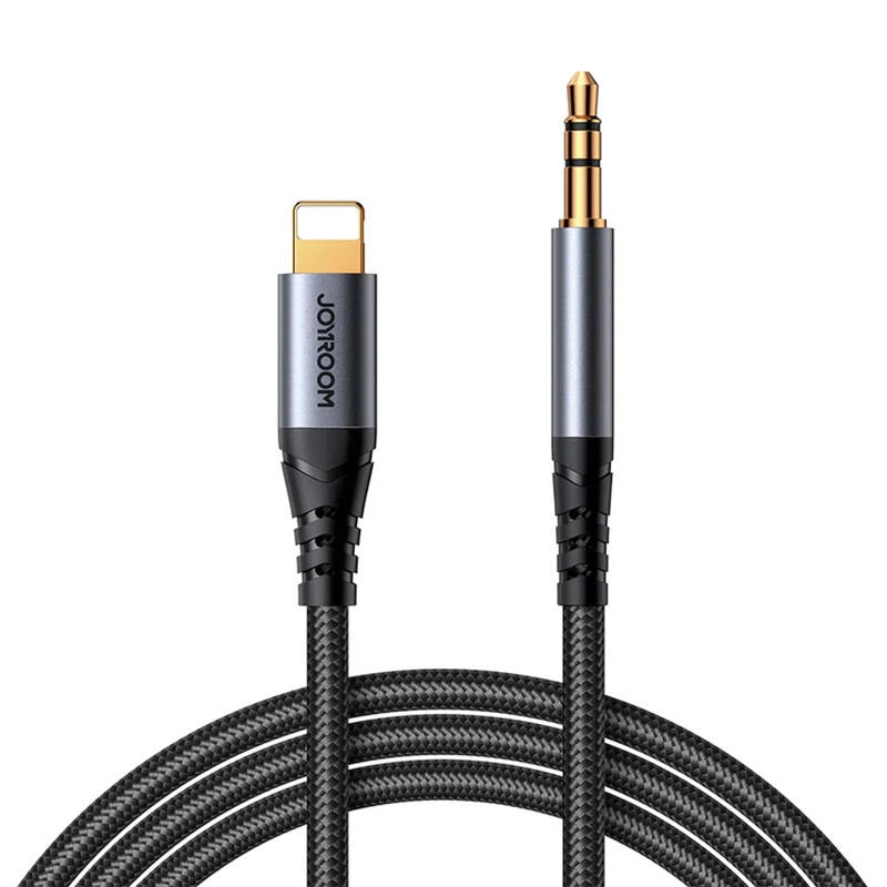 Levně Joyroom SY-A07 Aux - USB-C / 3,5mm jack, 1,2m, černý