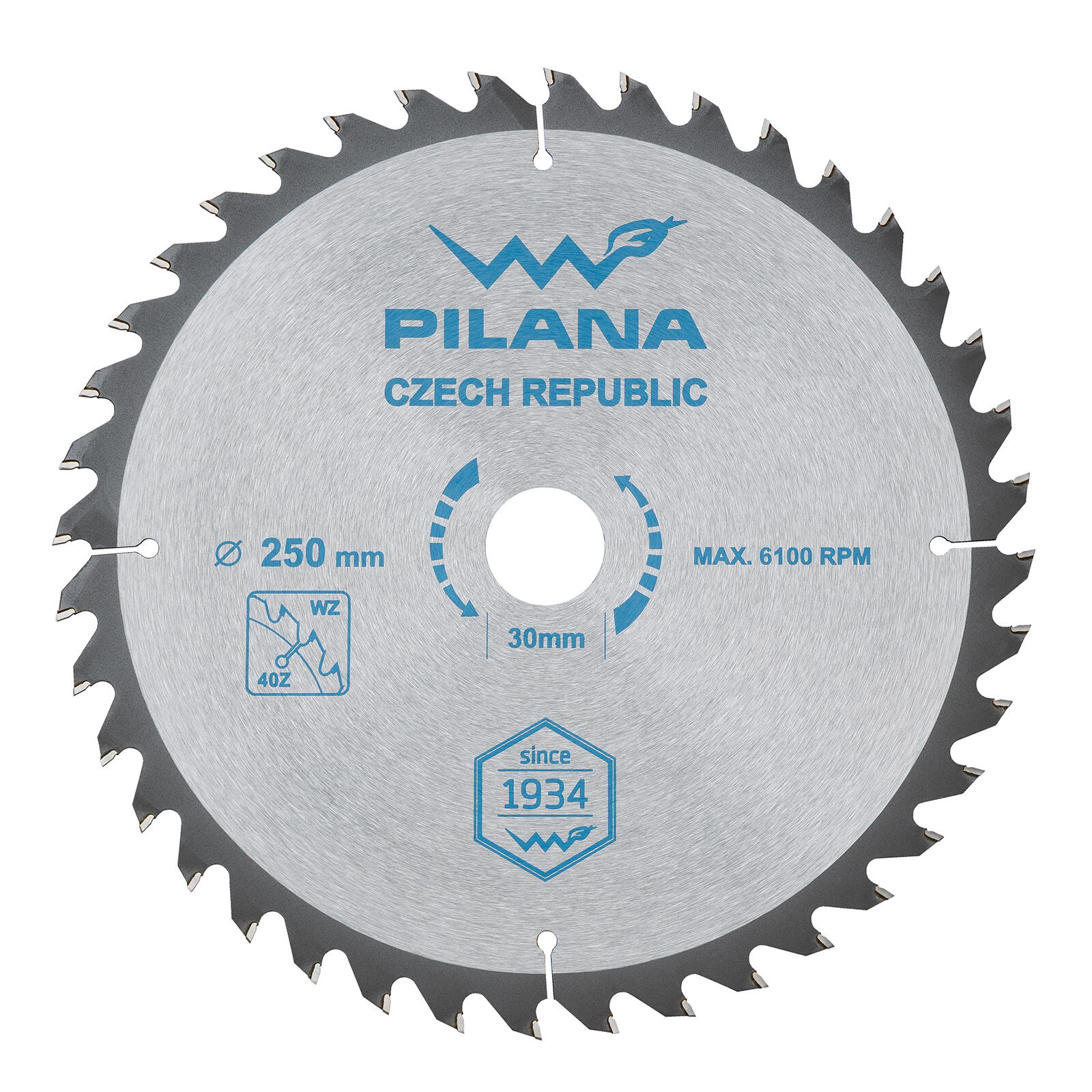 Levně Pilový kotouč PILANA SK 5255 WZ 250 mm, 40 zubů