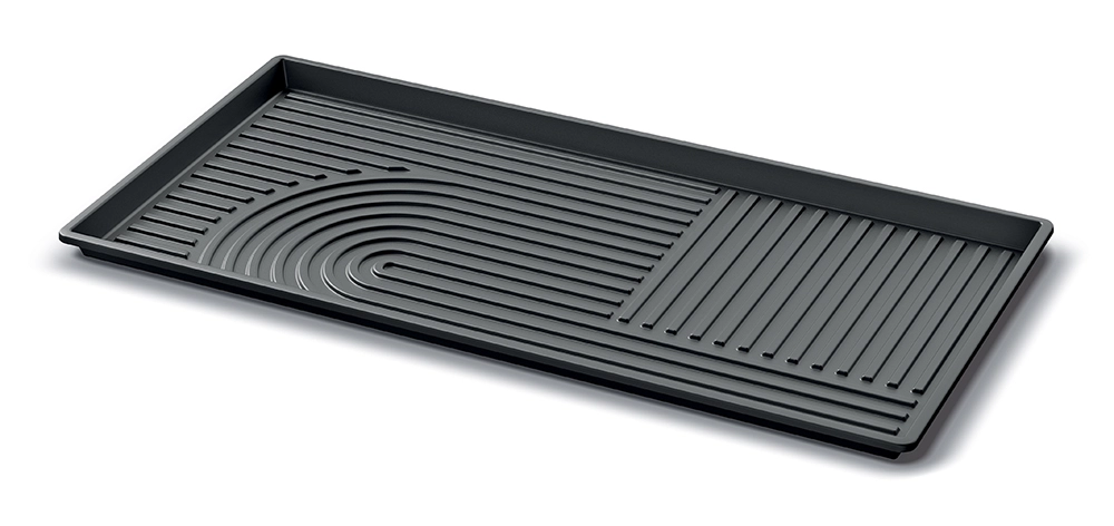 Levně Odkládací podložka Tassy Dry Pad 72,4 cm – recyklovaná černá