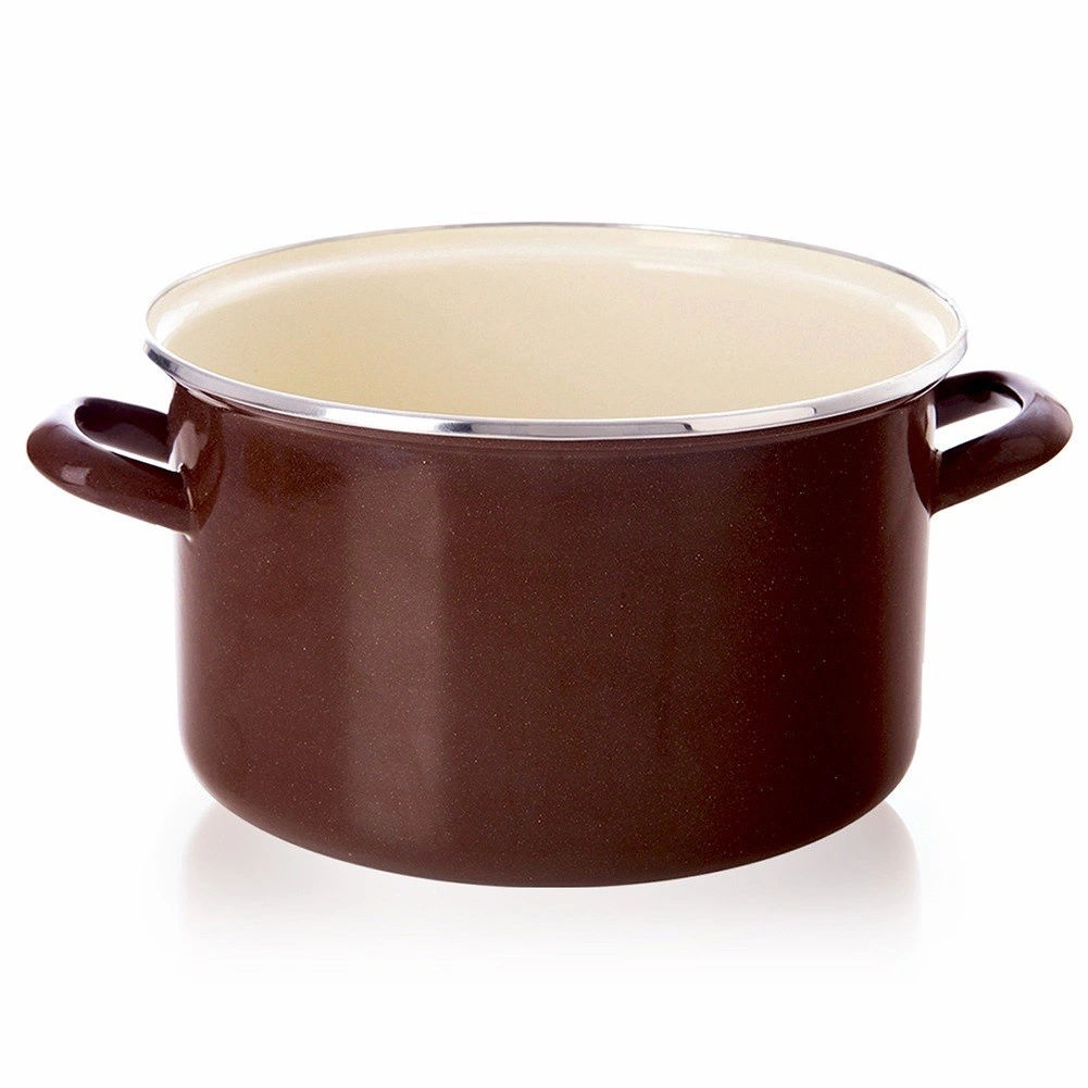 Levně ORION Hrnec BROWN 20 cm 4 l smalt
