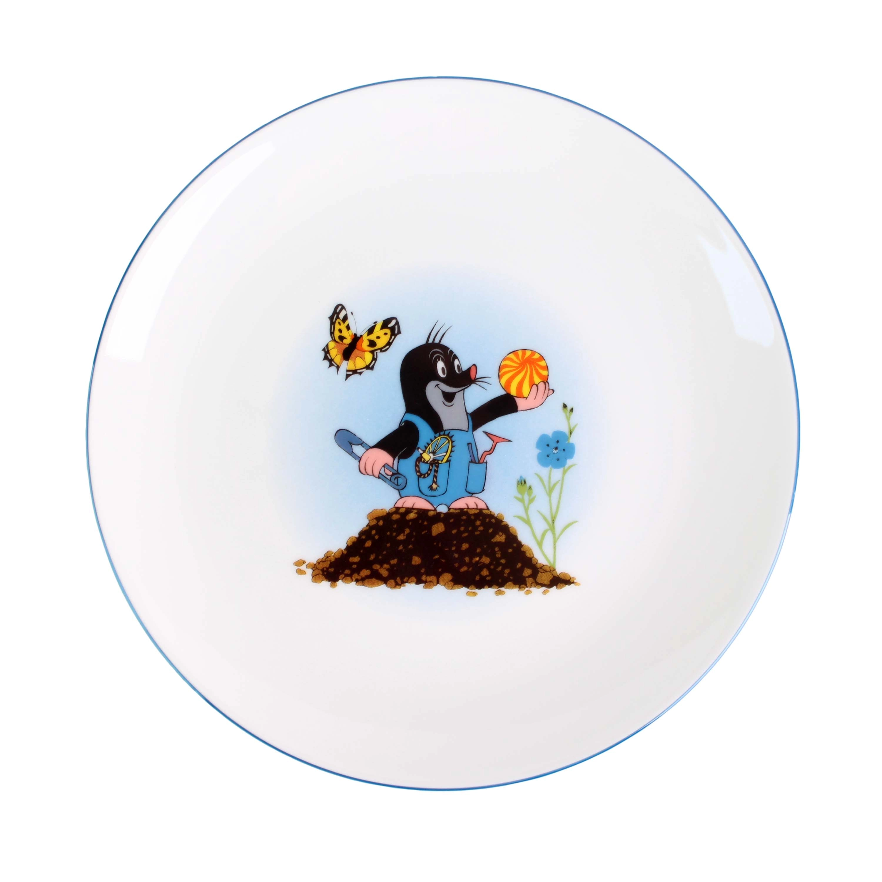 Levně THUN Český porcelán Talíř Krtek prům. 20,8 cm