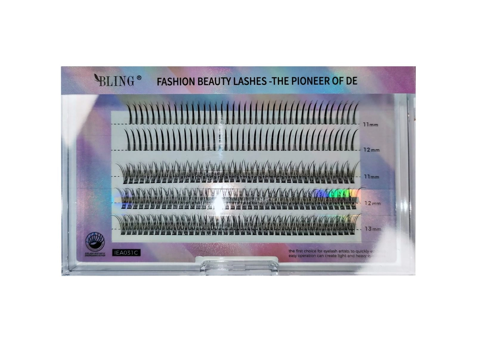 Levně Hedvábné trsy řas BLING 11–13 mm