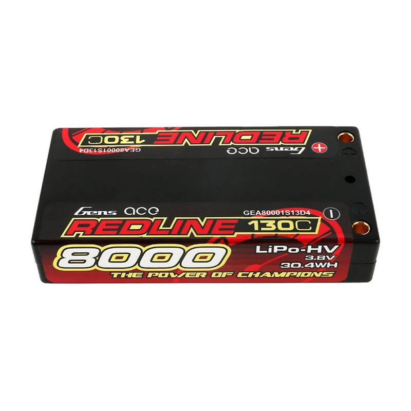 Levně GENS ACE Lipo Battery 8000mAh 3.8V 1S2P 130C univerzální