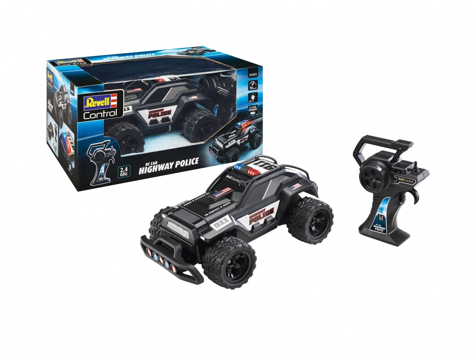Levně Dálkově ovládané auto RC Revell Control Highway Policie