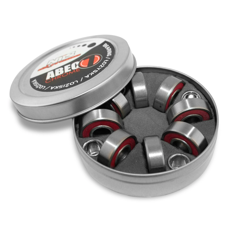 Levně Ložiska ABEC 7 RS Chrome NILS Extreme (8 ks)