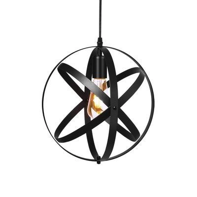 Levně Závěsná lampa Loft černá