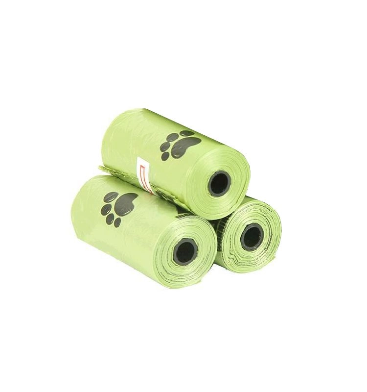 Levně Biologicky rozložitelné sáčky na psí exkrementy – Biodegradable bags for dog droppings - 45 pcs