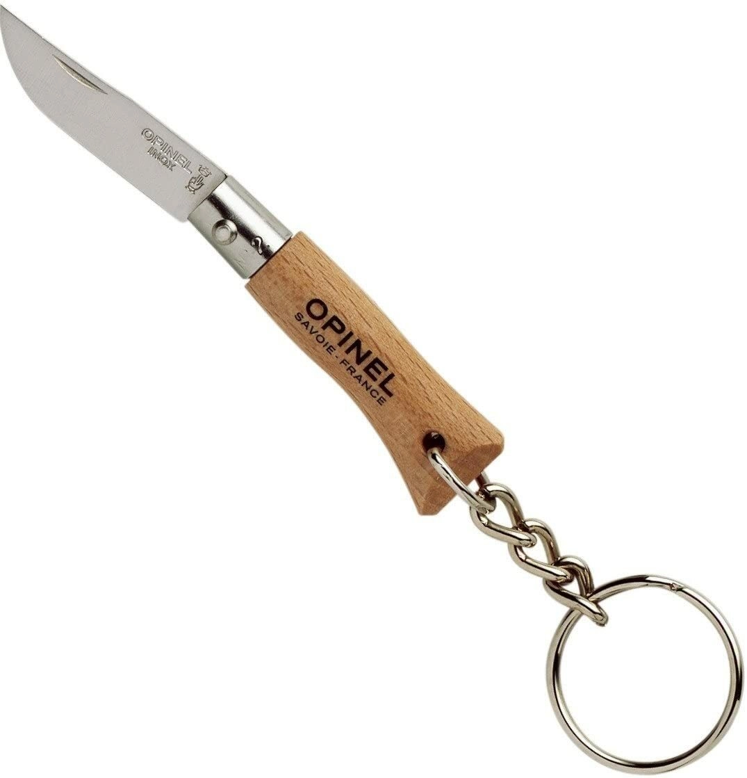 Levně Opinel N°02 Inox Keychain Beech 000065