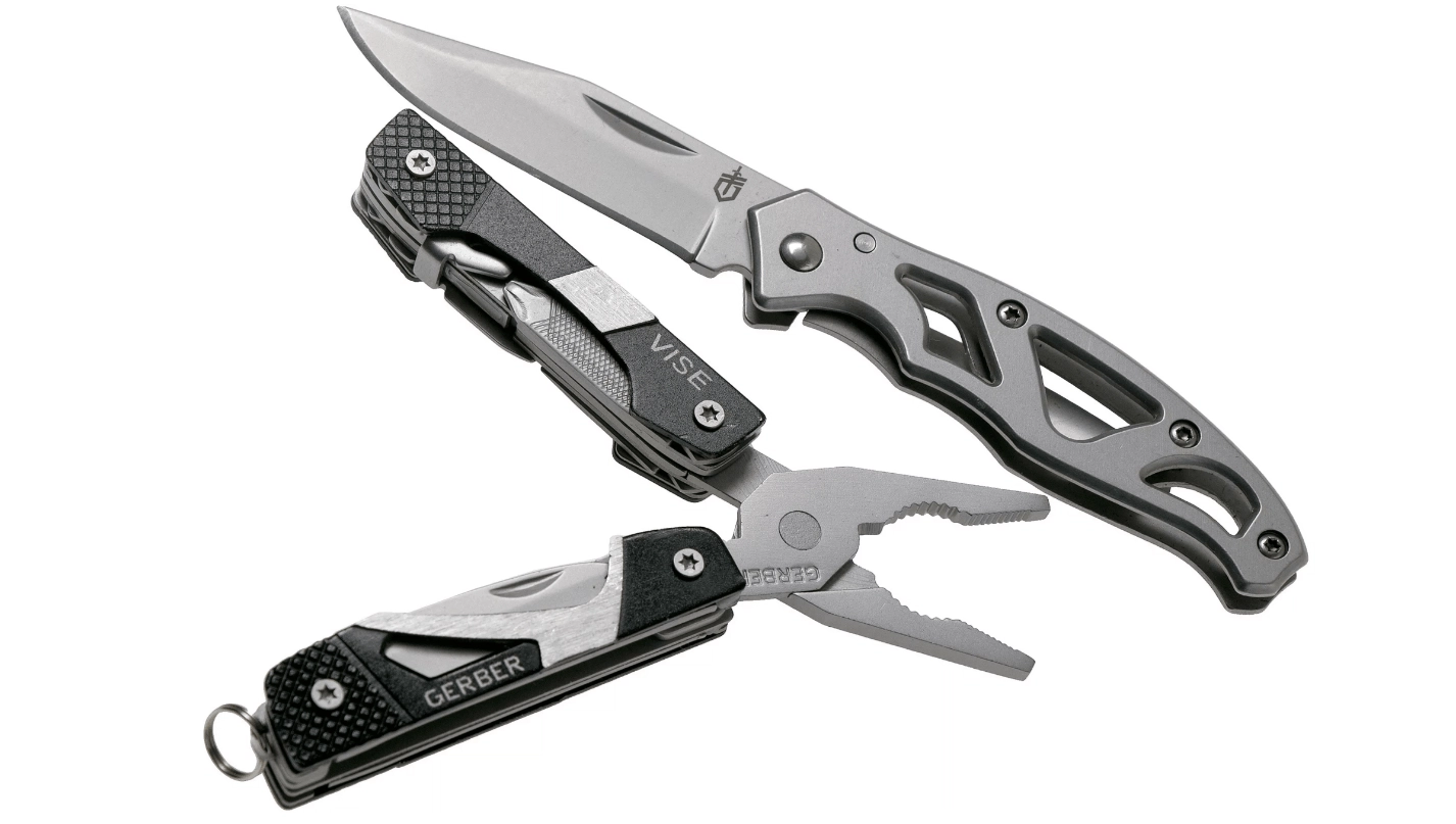 Levně Gerber Set Multitool Vise + nůž Gerber Paraframe Minii