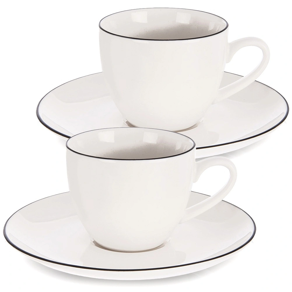 Levně Orion Hrnek s podšálkem Decora espresso 2 x 100 ml
