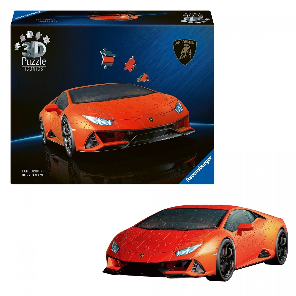 Levně Ravensburger 3D puzzle Lamborghini Huracan 108 ks