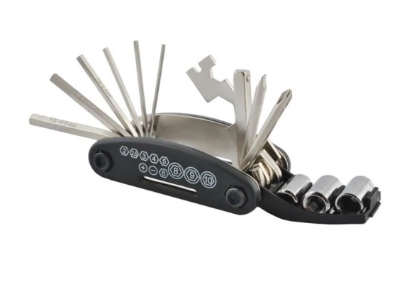 Levně Sada 16v1 cyklistických klíčů – kompaktní multitool na kolo
