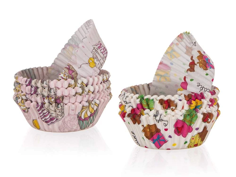 Levně Banquet Sada cukrářských košíčků MUFFINS 8,7cm 100ks