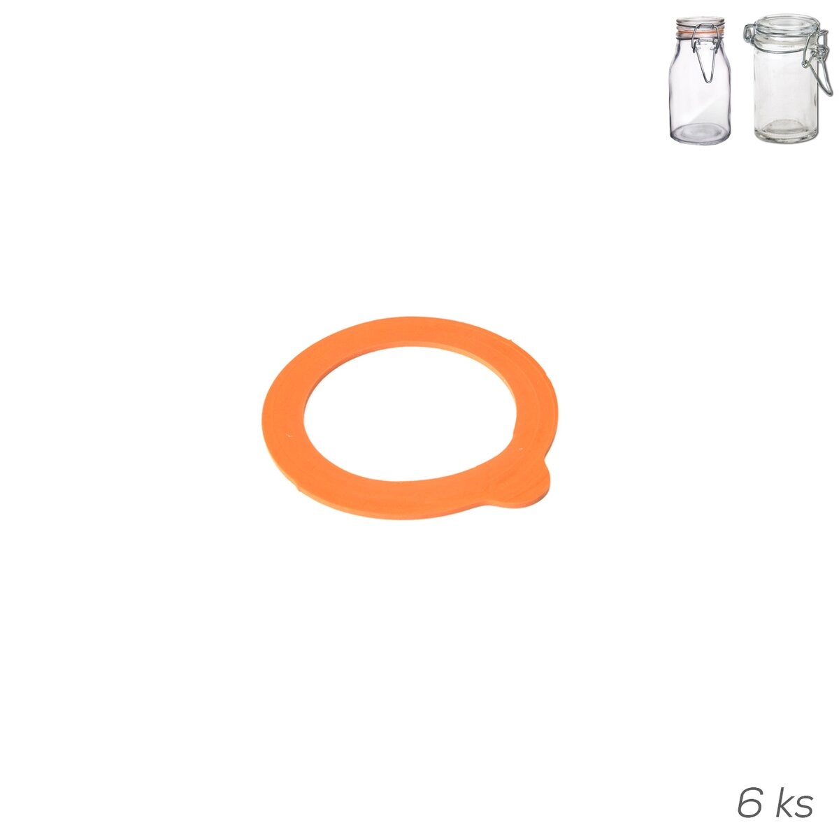 Levně Náhradní těsnění pro silonový průchod 4 cm, 6 ks