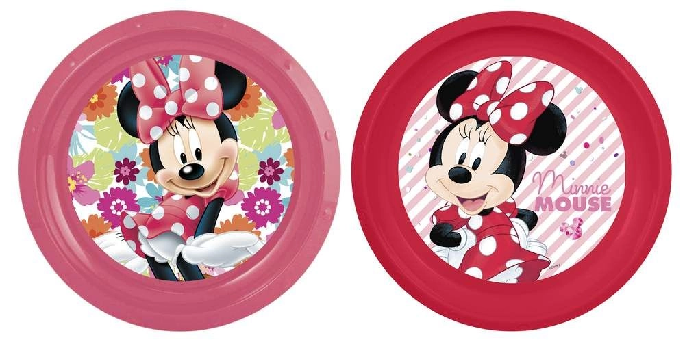 Levně Dětský talíř Minnie 22 cm plastový