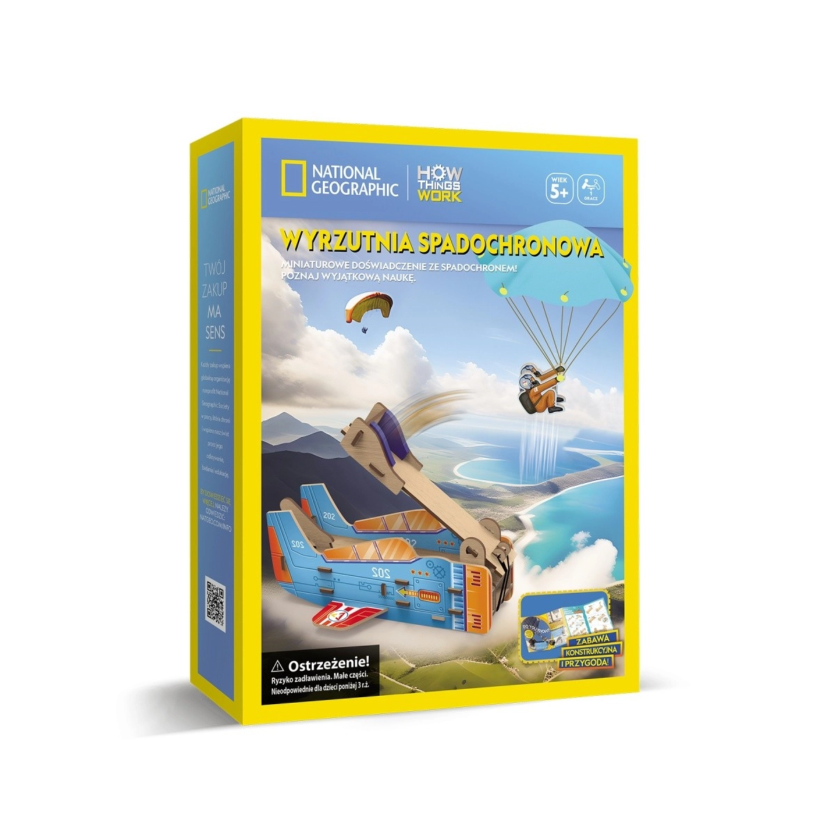 Levně Puzzle 3D NATIONAL GEOGRAPHIC – vystřelovací padák