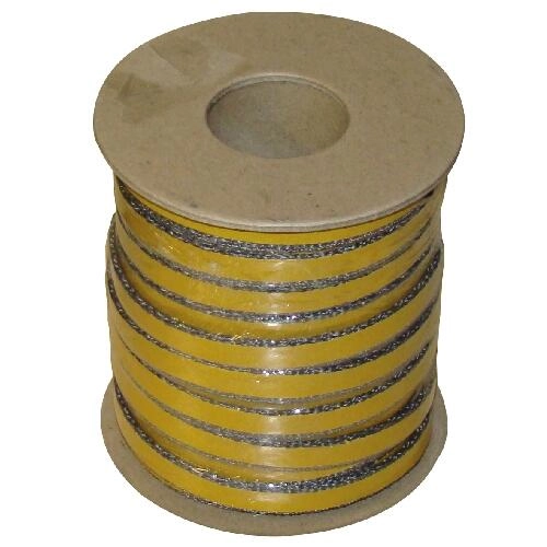 Levně šňůra izolační 12x4mm (500°C) lepicí (25m)