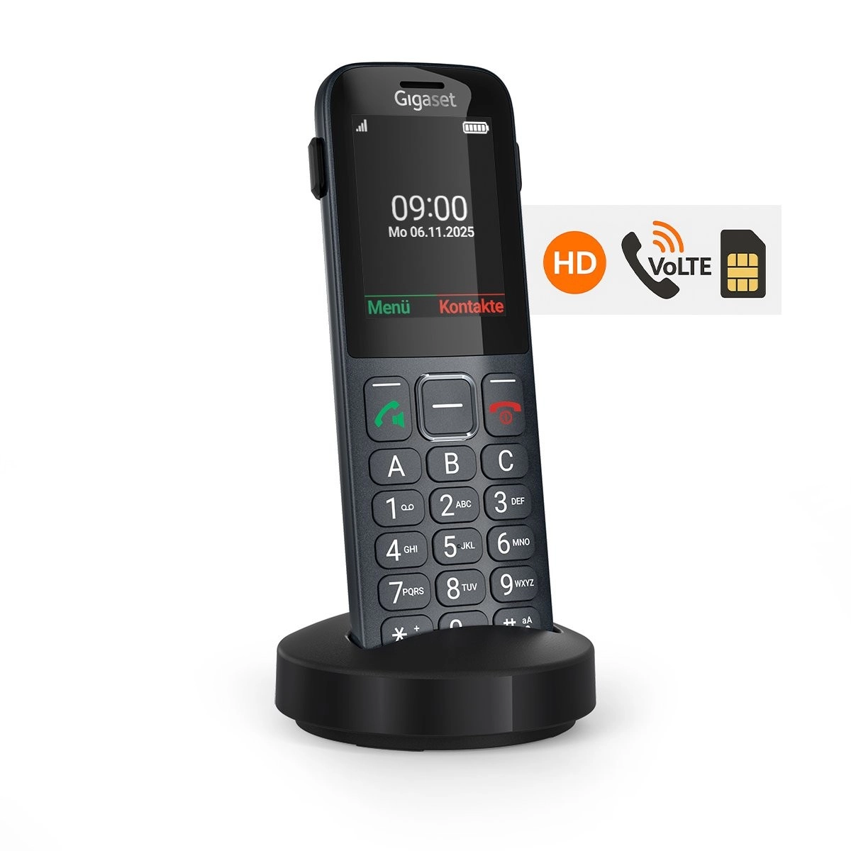 Levně Gigaset Comfort 600 SIM 4G mobilní telefon pro seniory