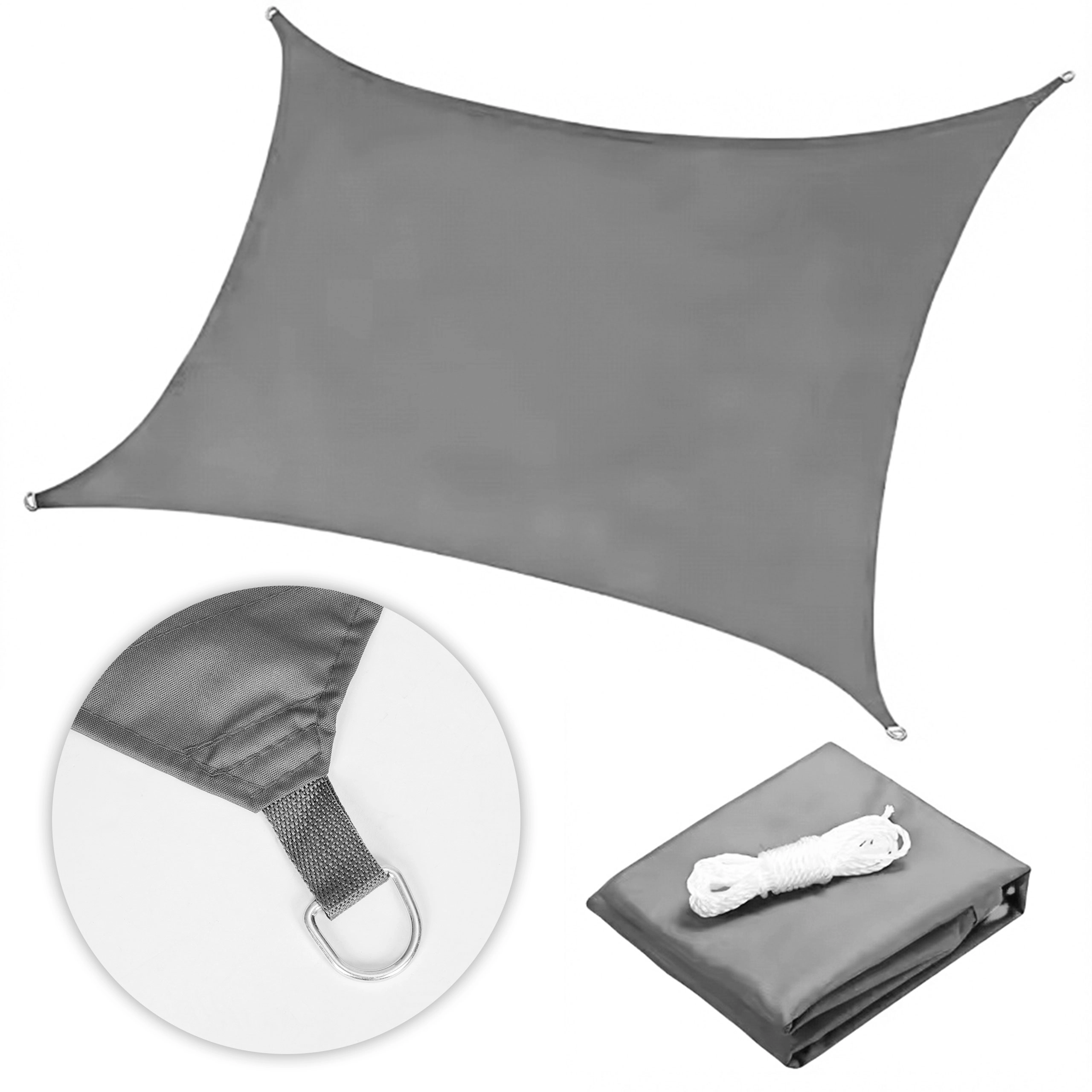 Levně Bestent 180g/m2 3 x 3 m šedá