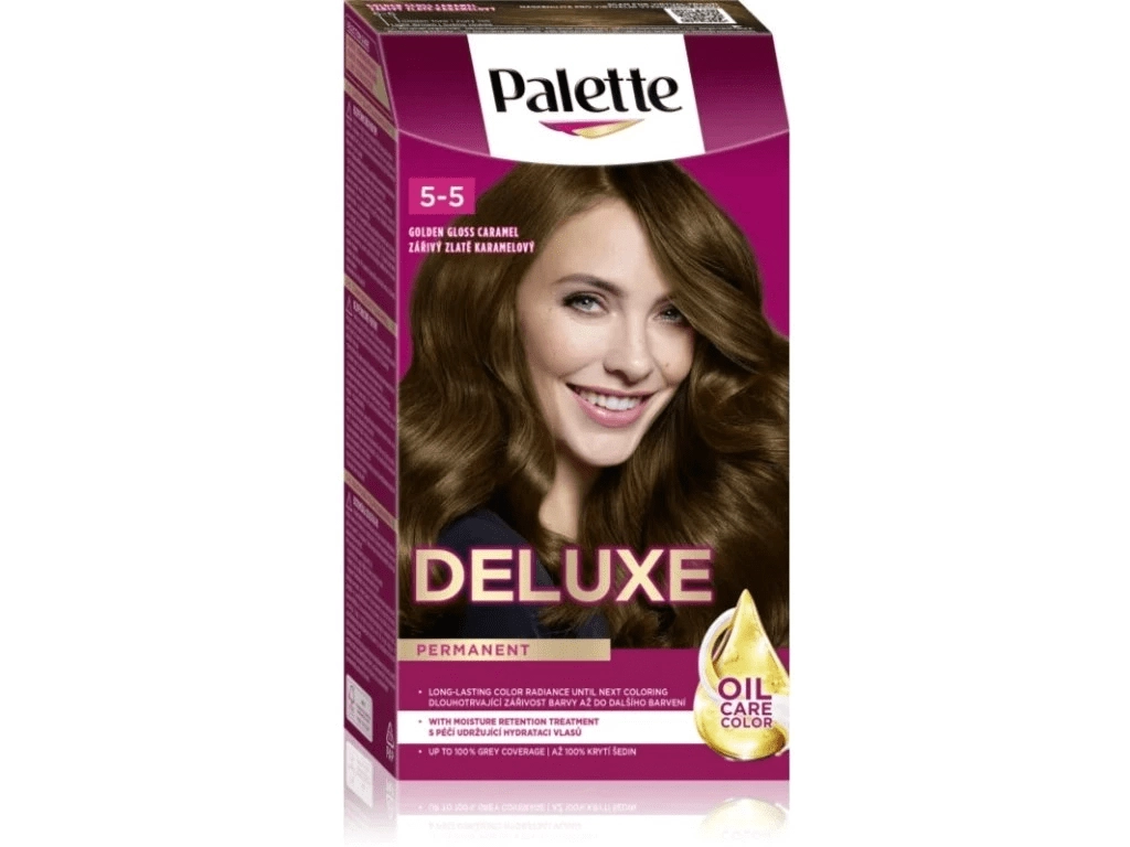 Levně Schwarzkopf palette Deluxe 5-5 Zářivě hnědý 50 ml